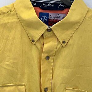 George Strait Wrangler XL Cowboy Cut Classic Yellow Button-Up‎ Shirt